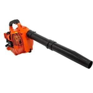 Benzínový fúkač listov Haina EB-260 3,2 HP, 43cc, oranžová, čierna, bočný pohľad - Záhrada