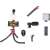 Vlogger Készlet AY-49H, complete set with flexible tripod, LED light, microphone, phone holder, bluetooth remote and cable