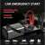 Car jump starter, 16000mAh, 1600A, 12V,  portable power bank,  starts cars, SUVs, motorcycles, yachts, and more
