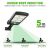 Napelemes 120 COB LED motion sensor light range and distance infographic