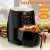 Friteuza cu Aer Cald Cheffinger 1400W Electrica, 4,5L, Negru