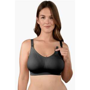 Padded Nursing Bra without Underwire - M-L, Black
