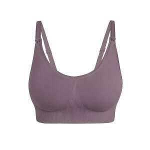 Nursing Bra; Cups without reinforcement; Size: L/XL, 80D-80E, 85A-85D, 90A-90C; Purple/Purple