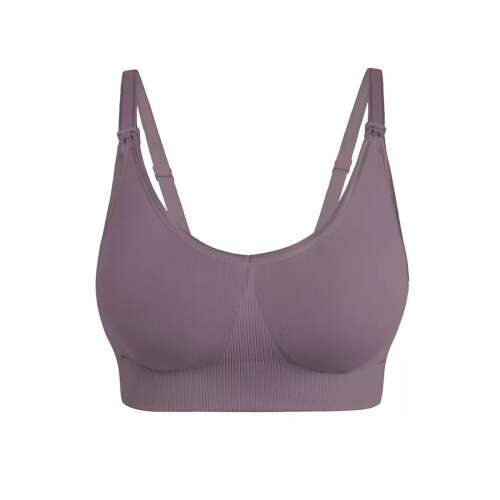 Nursing Bra; Cups without reinforcement; Size: L/XL, 80D-80E, 85A-85D, 90A-90C; Purple/Purple