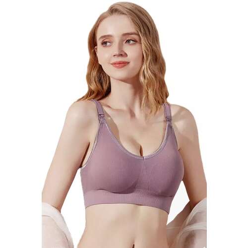 Seamless and Unreinforced Nursing Bra - Ibolya - Ibolya, XL-XXL