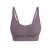 Purple seamless wireless nursing bra, comfortable and breathable, with adjustable straps