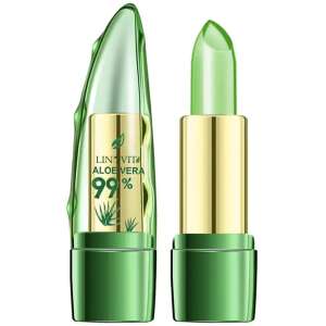 Set 2 bucati Balsam de Buze nuantator cu Aloe Vera, Linovit®, Hranitor, Hidratant, Coloare schimbatoare 108807897