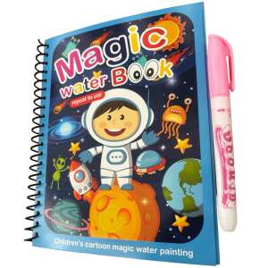 Водна книжка за оцветяване тип Magic Book на английски, Linomag®, Magical Universe, За многократна употреба, За момичета и момчета над 3 години 108808059