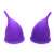 Two purple menstrual cups