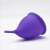 Purple menstrual cup
