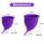 Purple menstrual cup size comparison: S and L