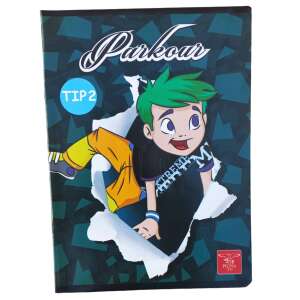 Zošit Linomag® pre školákov a učiteľov, Typ 1, A5, 24 strán, 70 gm², viacfarebný, dizajn Parkour - Zošity