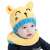 Yellow cat hat and scarf set for babies, 6-24 months