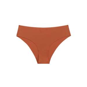 Women's Emilia Underwear, Low Rise, Seamless - Camel Brown, XL