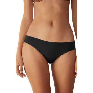 Emilia Damenhöschen, niedrige Taille, nahtlos, Schwarz – Schwarz, XL