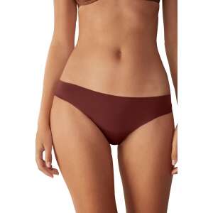 Damskie bezszwowe majtki o niskim stanie, Violet Plum, rozmiar XL - Moda i ubiór