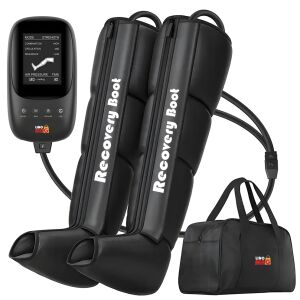 Linomag Recovery Boot Масажор за крака с цифров контролен блок и чанта за носене - Масажор за крака