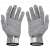Pair of grey cut resistant gloves, level 5 cut protection, size S