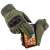 Green tactical gloves with touchscreen capability, L size