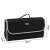 Linomag® trunk organizer, black, with velcro straps for fastening, 50x24x17cm, dimensions