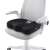 Linomag® orthopedic coccyx support memory foam seat cushion on office chair