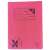 PIGNA A5 notebook, 48 pages, pink, for dictation