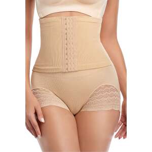 Daisy Shaping Panty with Thin Corset Effect - Beige - Beige, L-XL