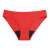 Czerwone bezszwowe majtki menstruacyjne, model slip, rozmiar XL, widok z przodu