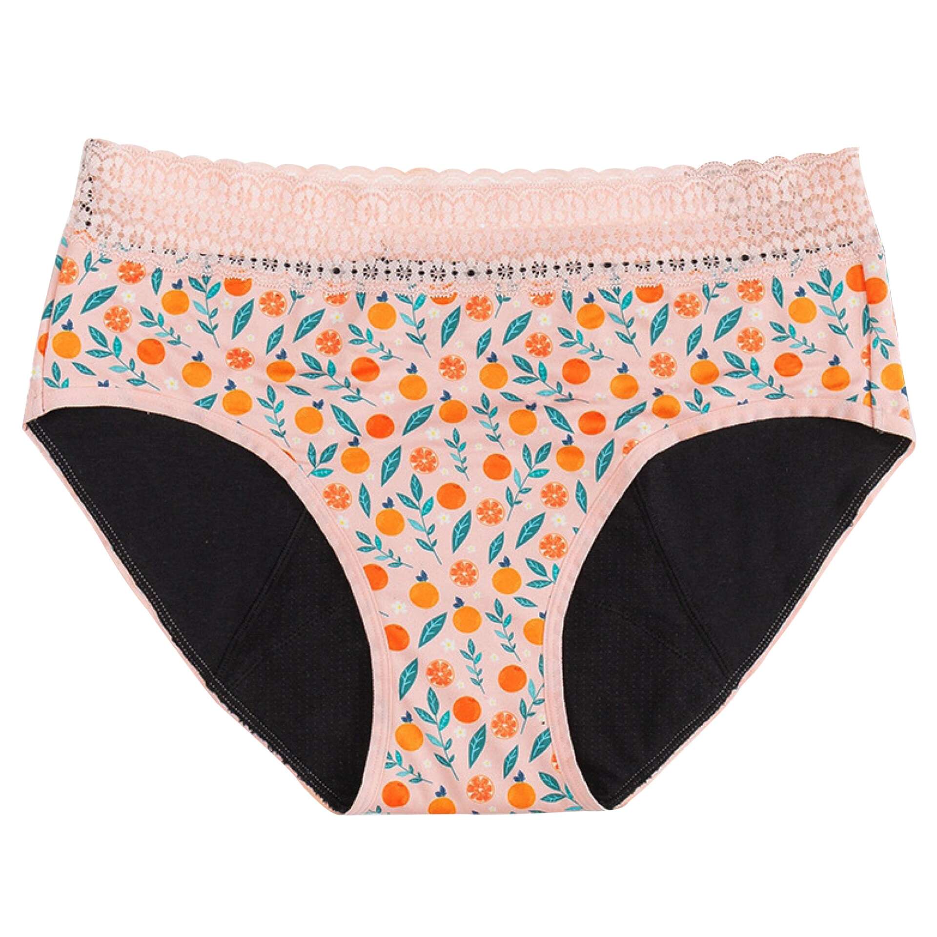 Multicolored Menstrual Underwear - XL, Pink - Model Citrus