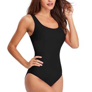 Menstruations-Badeanzug – Lora – Schwarz, S