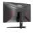 AOC C27G2ZE 27 inch curved gaming monitor, back view