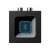 Logitech Bluetooth Audio Receiver, black, front view, for connecting smartphones and tablets to home audio systems