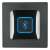 Logitech Bluetooth Audio Receiver, black, front view, for connecting smartphones and tablets to home audio systems