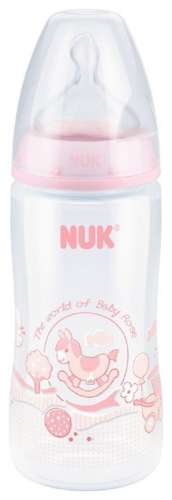 Nuk Baby First Choice Cumisüveg 300ml#rózsaszín