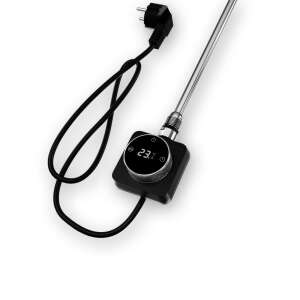 Radiátor fűtőbetét - Nero Italia AF14 - digitális kijelzővel - 400W (fekete) 108822492 - Elektromos fűtőbetét