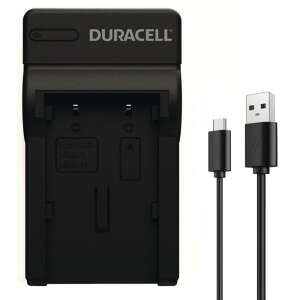 Duracell DRC5907 USB akkumulátor töltő, fekete, két kábellel - Duracell