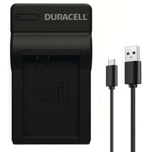 Duracell DRC5911 USB akkumulátor töltő, fekete, két kábellel - Duracell