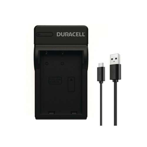 Duracell DRN5925 USB akkumulátor töltő, fekete, USB kábellel