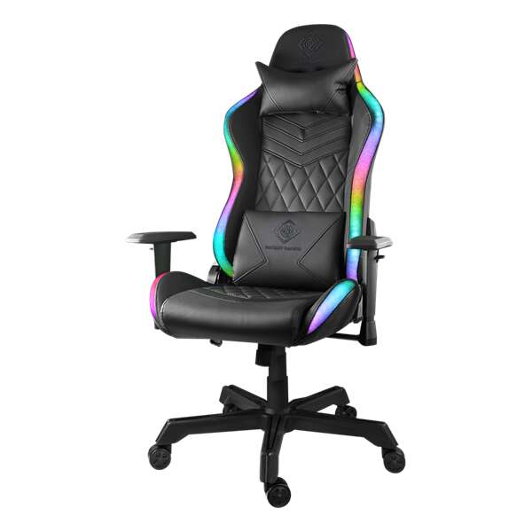Deltaco gaming rgb gaming chair in artificial leather, 332 differ...