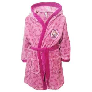 Różowy szlafrok dziecięcy Nickelodeon Paw Patrol Skye z kapturem, kieszeniami i paskiem - Nickelodeon