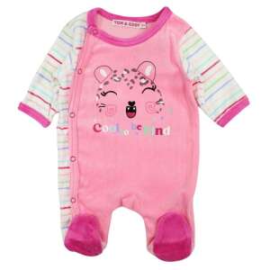TOM and KIDDY Różowy Leopart Bodysuit z nadrukiem Cool to be Kind - Tom et Kiddy