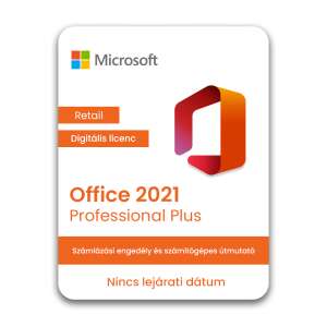 Microsoft Office 2021 Professional Plus Digitális Licenc, Kiskereskedelmi, Letöltési Kód - Elektronikus irodai szoftver