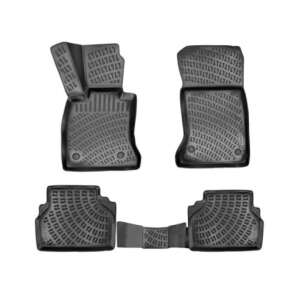 Sada 4 gumových koberčekov do auta BMW radu 7 F01 2008-2015 - Autokoberce