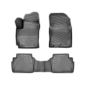 Umbrella brand full set of rubber car mats for Hyundai Kona Hybrid 2023, tray style - Car mat