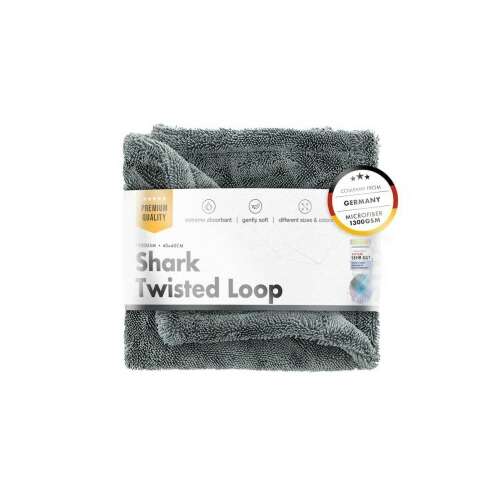 Ręcznik Chemicalworkz Shark Twisted Loop 1400GSM szary 40x40 cm zapakowany