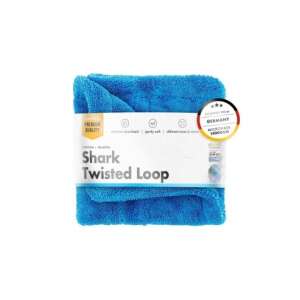 Chemicalworkz Shark Twisted Loop blaues Mikrofaser Auto Trockentuch, 1400GSM, 40x40 cm - Mikrofasertücher