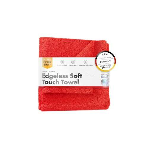 Chemicalworkz Edgeless Soft Touch rotes Mikrofasertuch für Autos, 40x40 cm, 500 GSM, verpackt