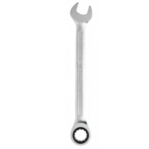 Hogert Combination Wrench with Ratchet, CrV Steel, 8 mm, 72T 121731417