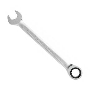 Hogert Combination Wrench with Ratchet, CrV Steel, 21 mm, 72T 121731430 - Hogert