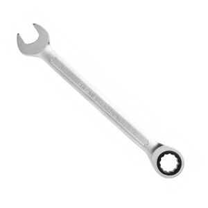 Hogert Combination Wrench with Ratchet, CrV, 22 mm, 72T 121731447 - Hogert